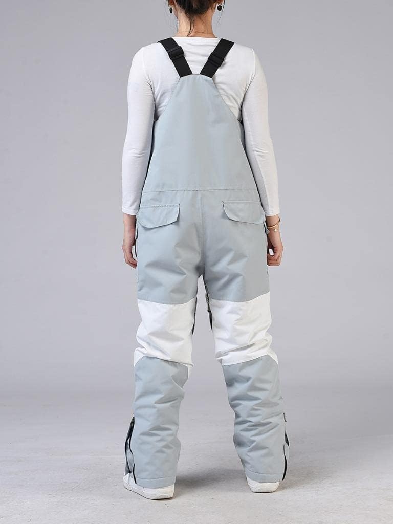 GS SNOWING Womens Snow Bibs Ski Pants Waterproof Windproof Insulated Ripstop Snowboarding Overalls for Winter Sport - Image 4